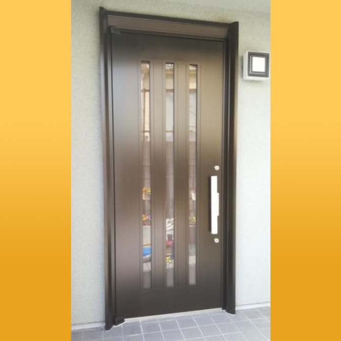 玄関ドア表面劣化